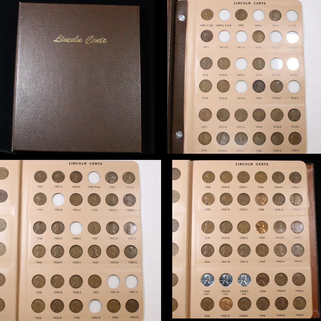 Partial Lincoln cent book 1909-2006 227 coins . . (1 of 20)