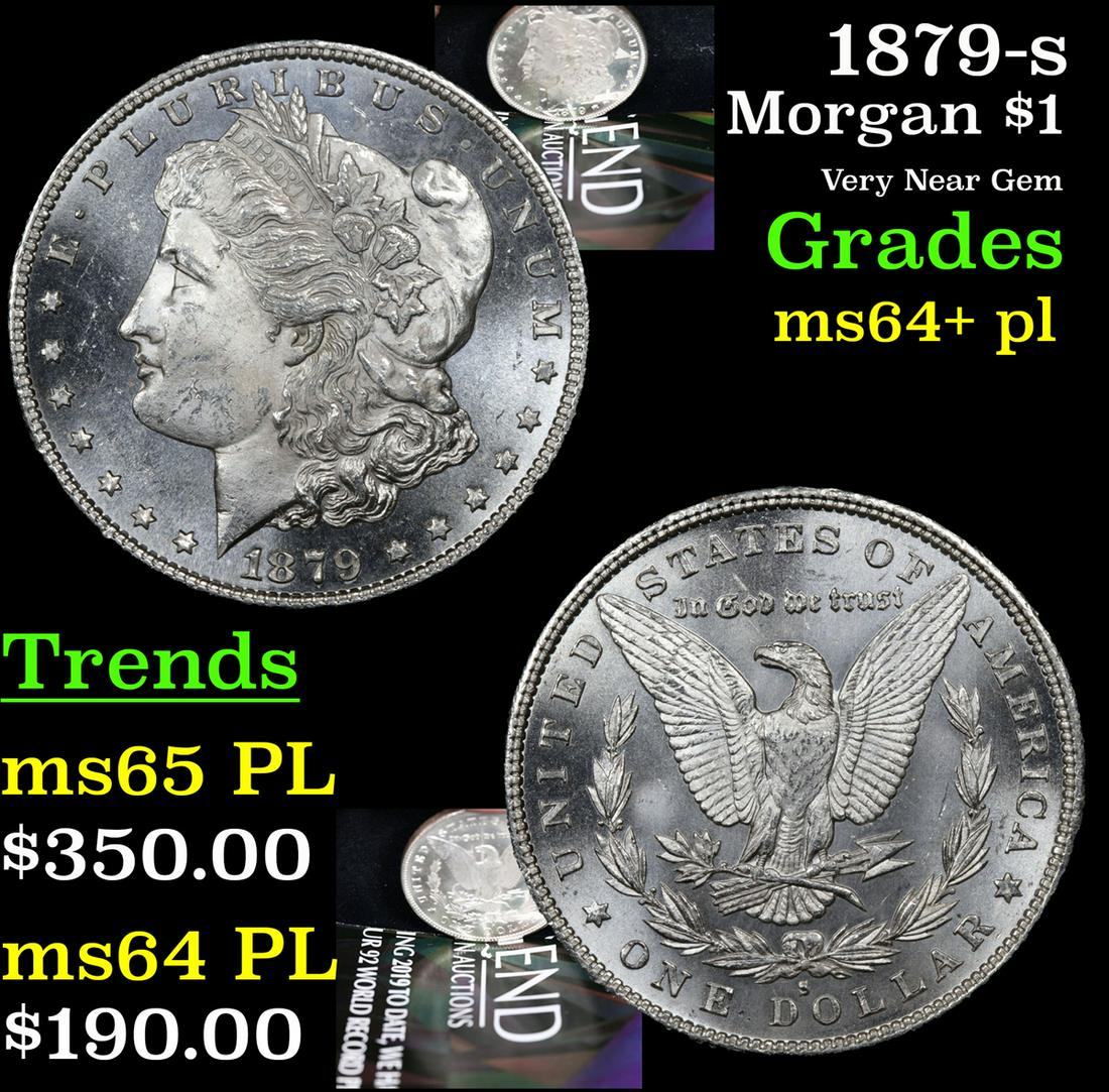 1879-s Morgan Dollar $1 Grades Choice Unc+ PL (1 of 7)