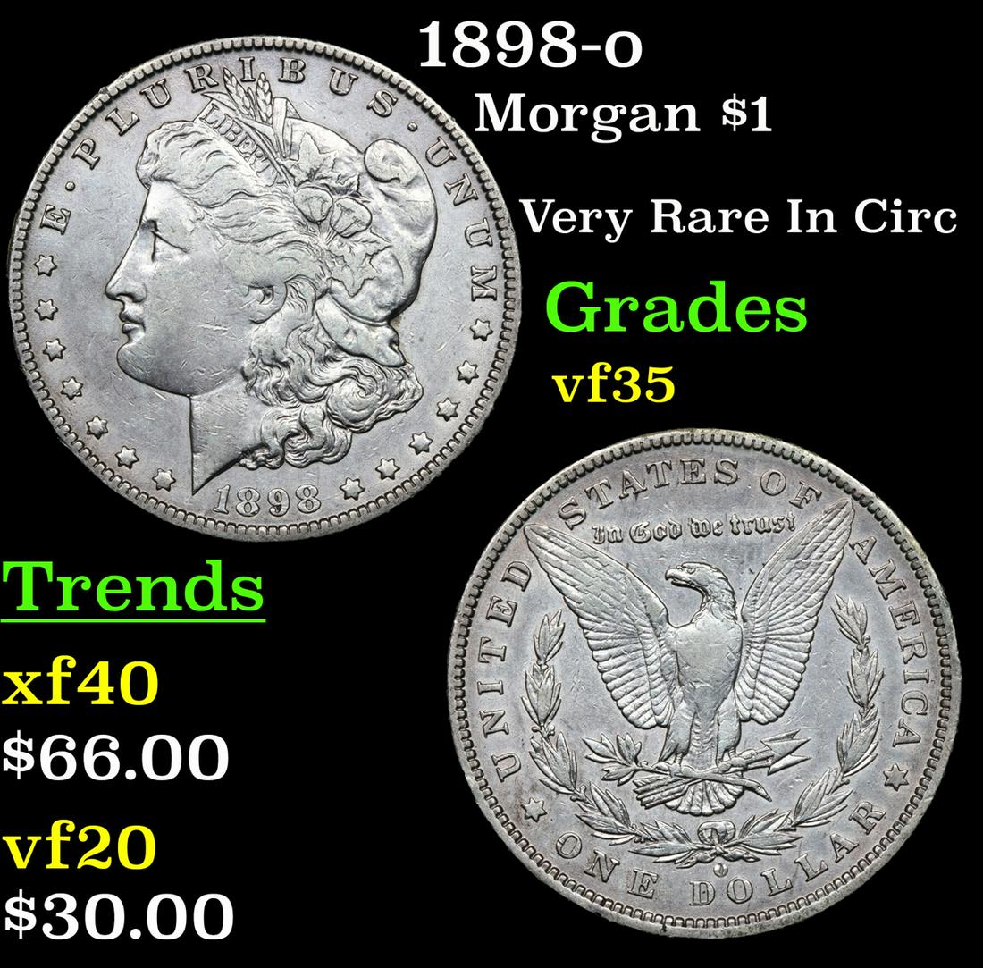 1898-o Morgan Dollar $1 Grades vf++ (1 of 3)