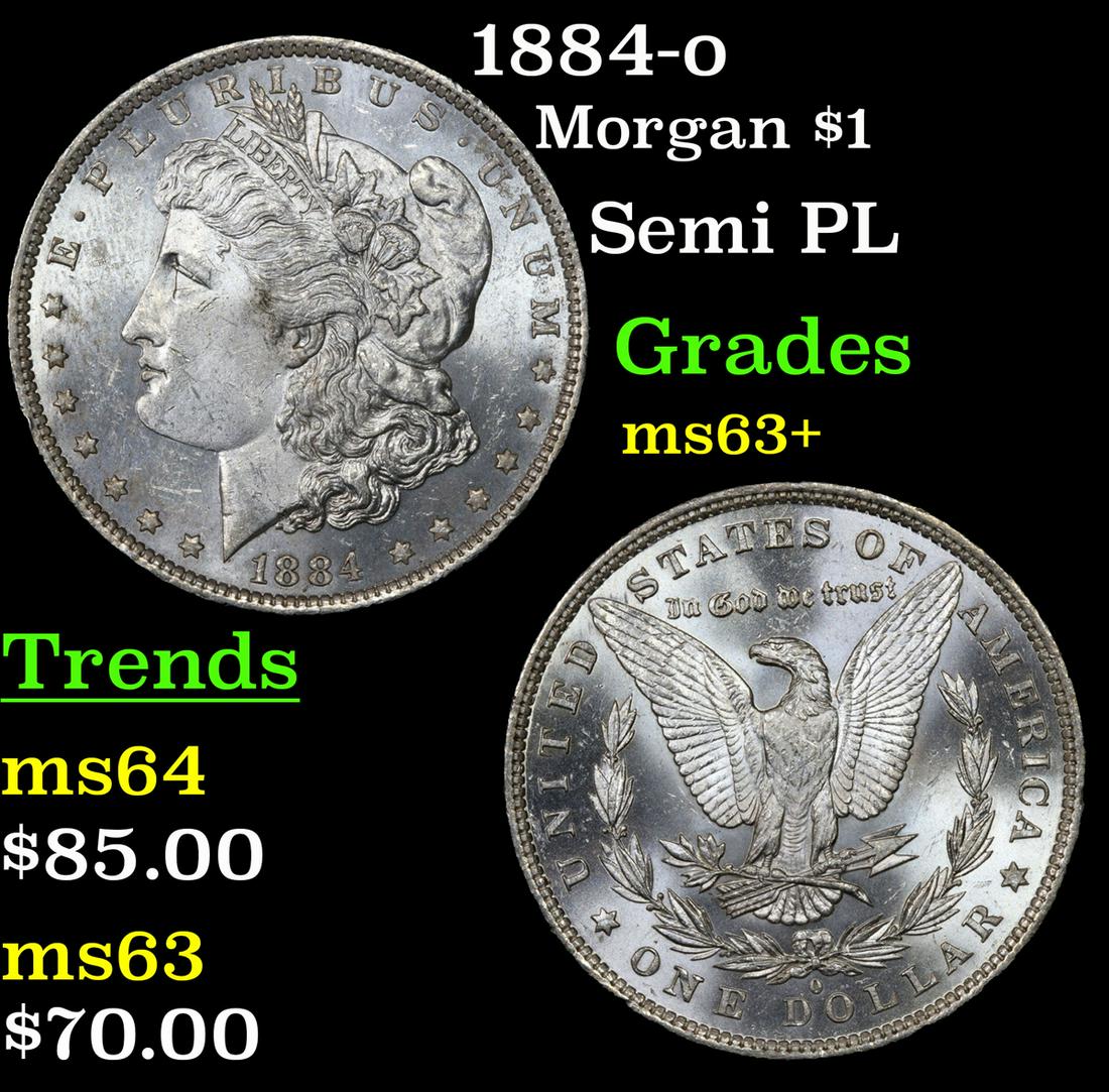 1884-o Morgan Dollar $1 Grades Select+ Unc (1 of 3)
