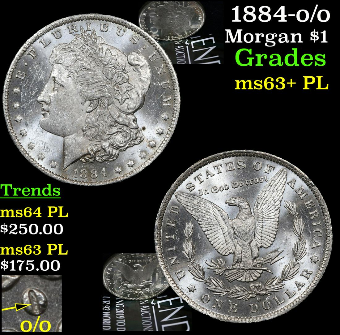 1884-o/o Morgan Dollar $1 Grades Select Unc+ PL (1 of 8)