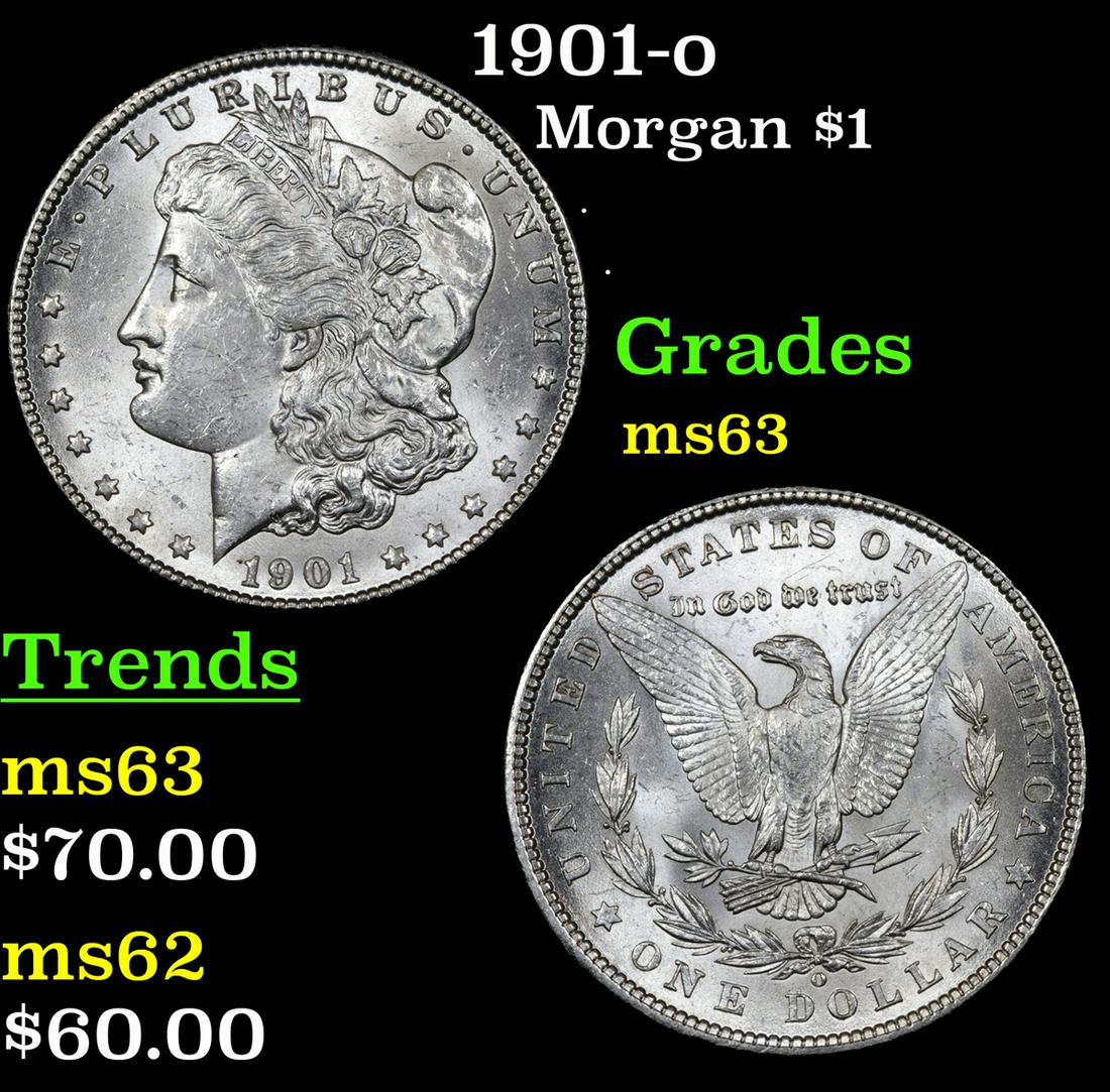 1901-o Morgan Dollar $1 Grades Select Unc (1 of 3)