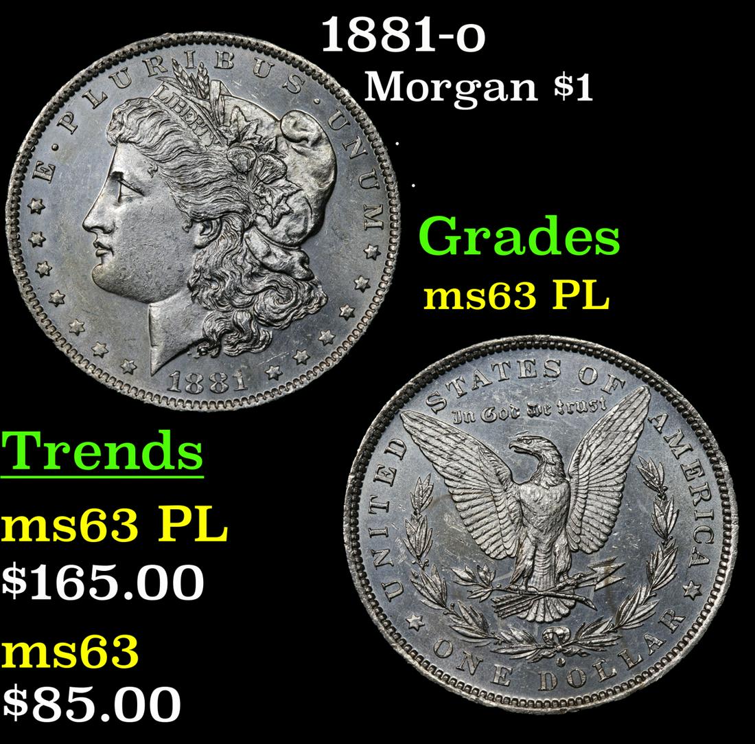 1881-o Morgan $1 Grades Select Unc PL (1 of 7)