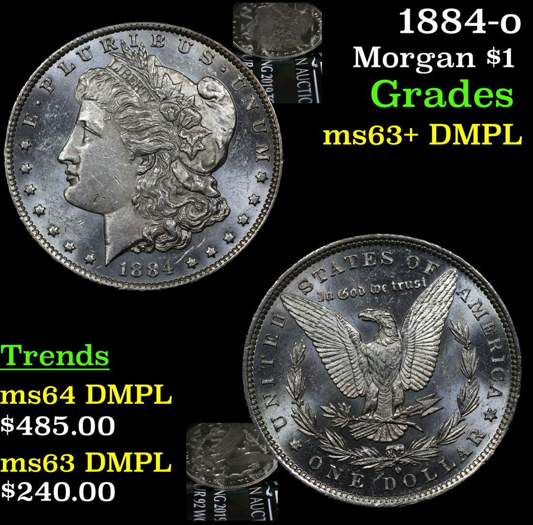 1884-o Morgan $1 Grades Select Unc+ DMPL (1 of 7)