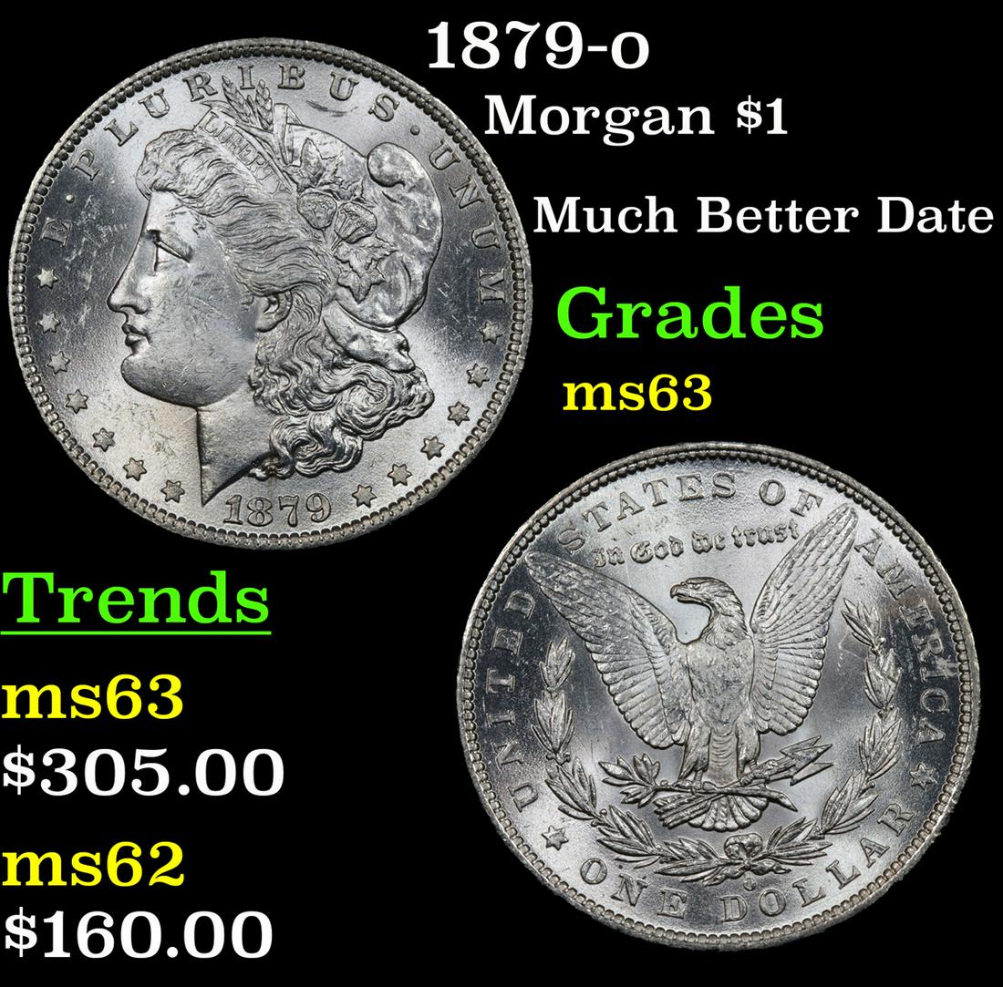 1879-o Morgan Dollar $1 Grades Select Unc (1 of 3)