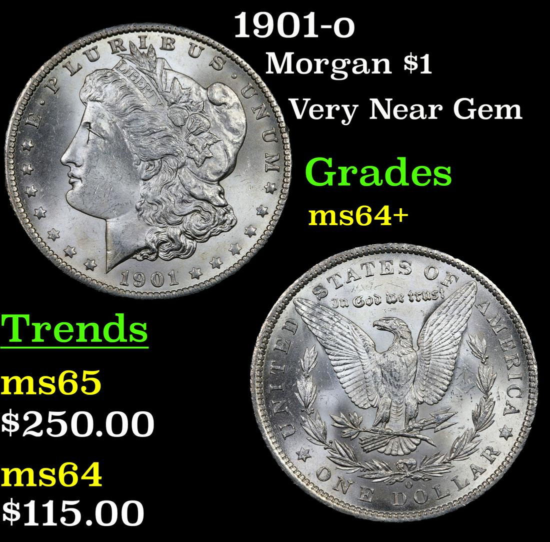 1901-o Morgan $1 Grades Choice+ Unc (1 of 3)
