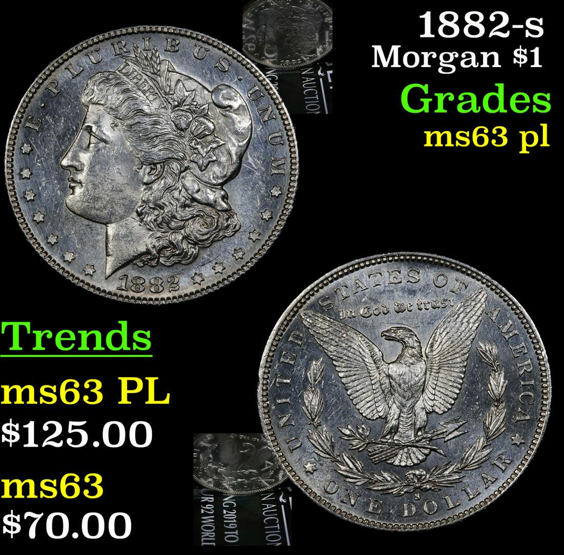 1882-s Morgan $1 Grades Select Unc PL (1 of 7)