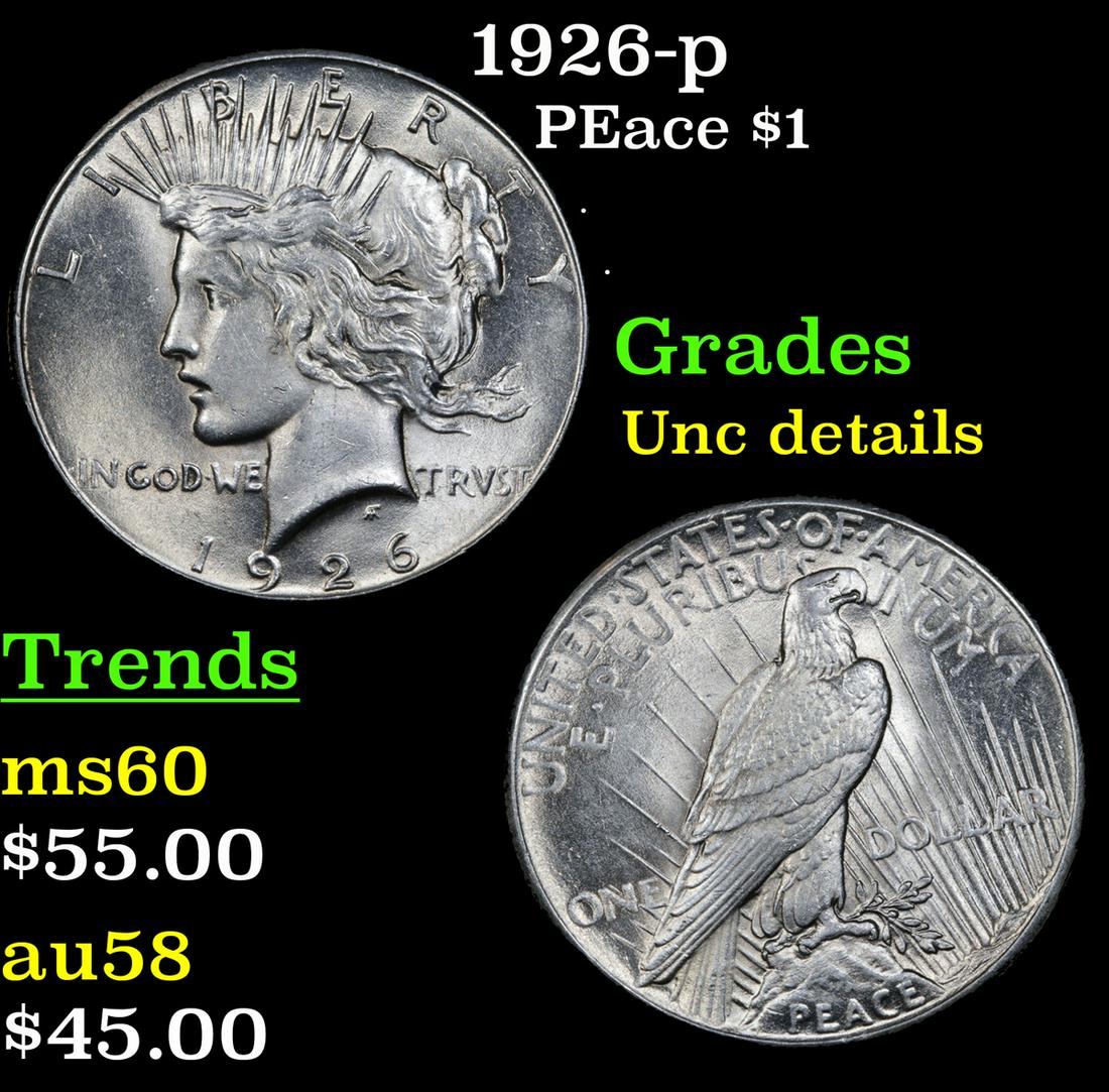 1926-p PEace $1 Grades Unc Details (1 of 3)