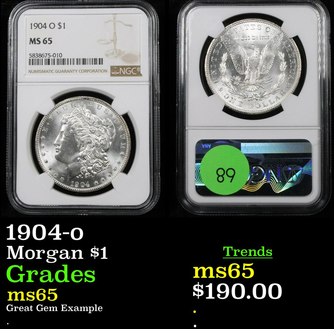1878-s Morgan $1 Grades Select+ Unc (1 of 5)