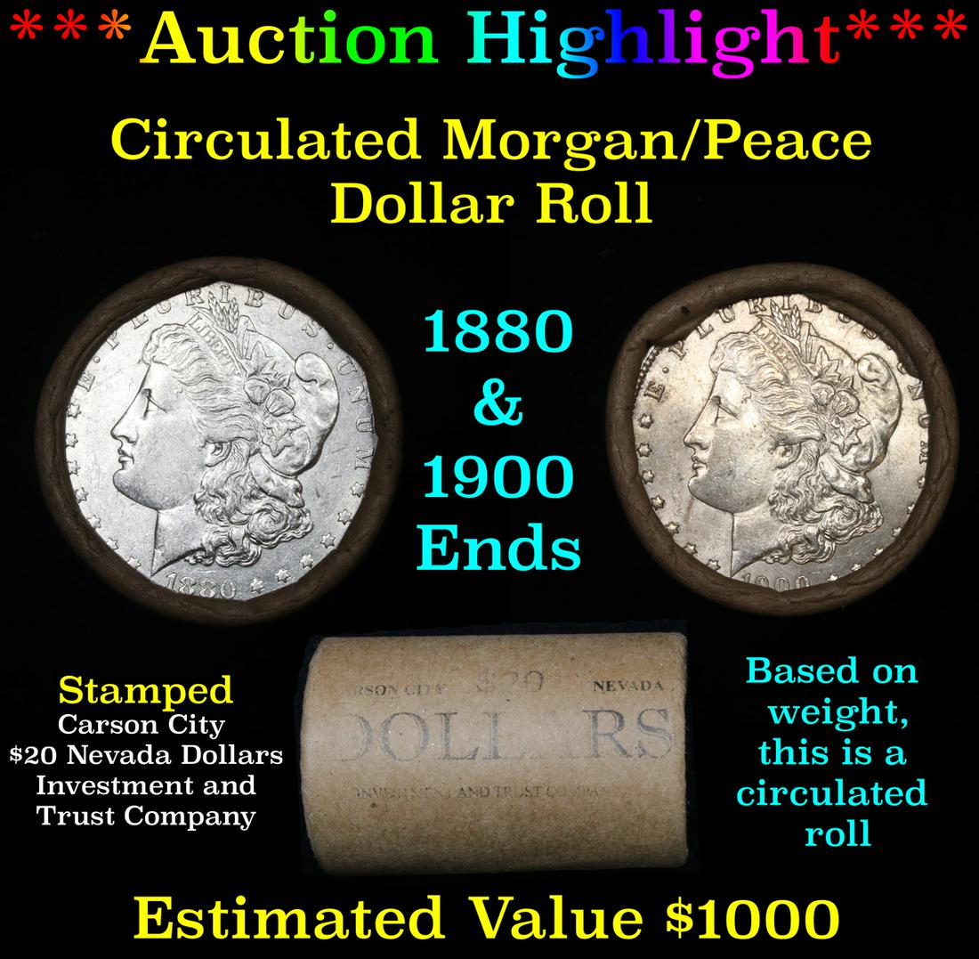 ***Auction Highlight*** Full Morgan/Peace silver dollar (1 of 4)