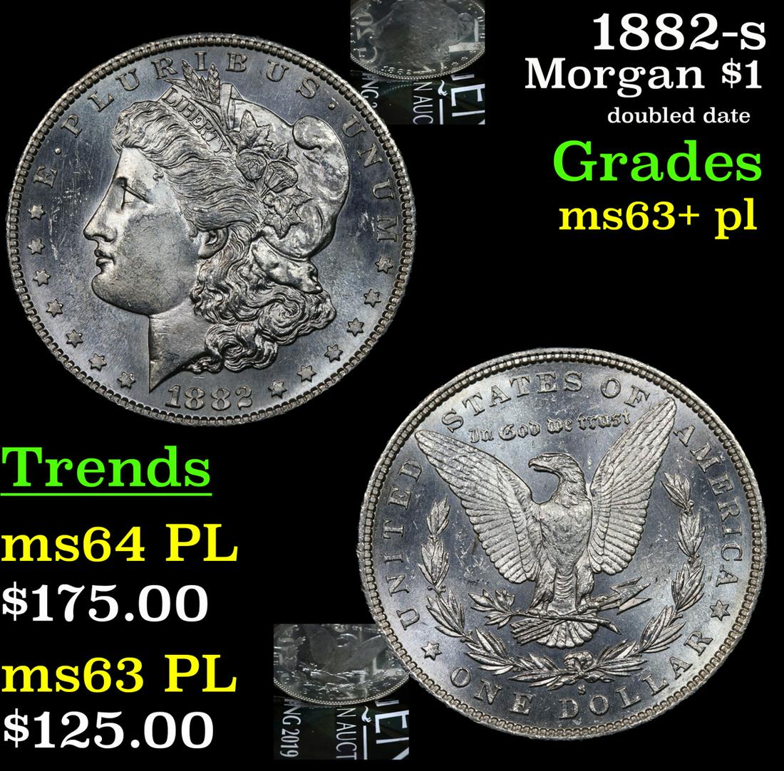 1882-s Morgan $1 Grades Select Unc+ PL (1 of 7)