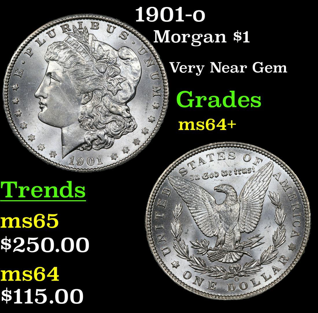 1901-o Morgan $1 Grades Choice+ Unc (1 of 3)
