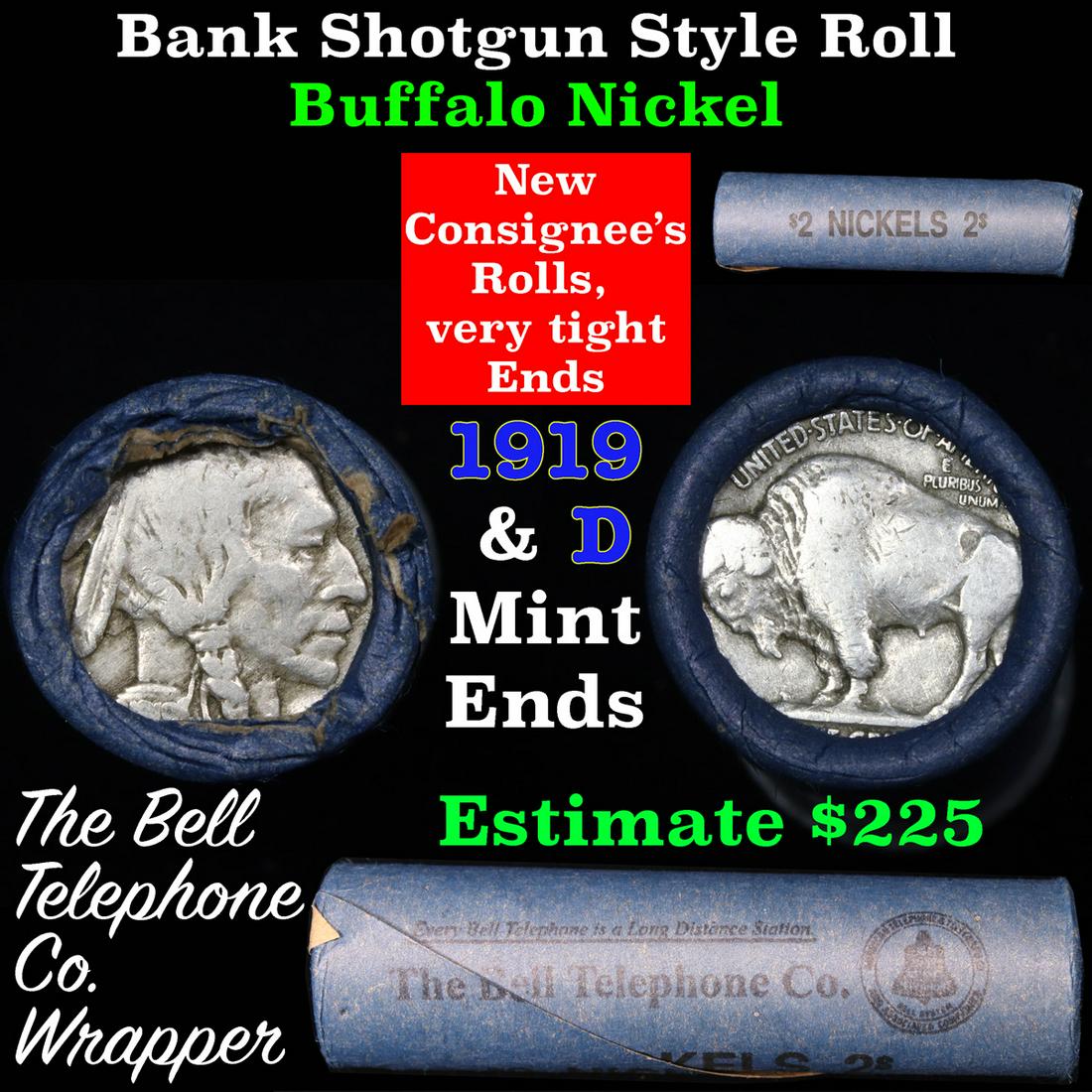 Buffalo Nickel Shotgun Roll in Old Bank Style 'Bell (1 of 5)