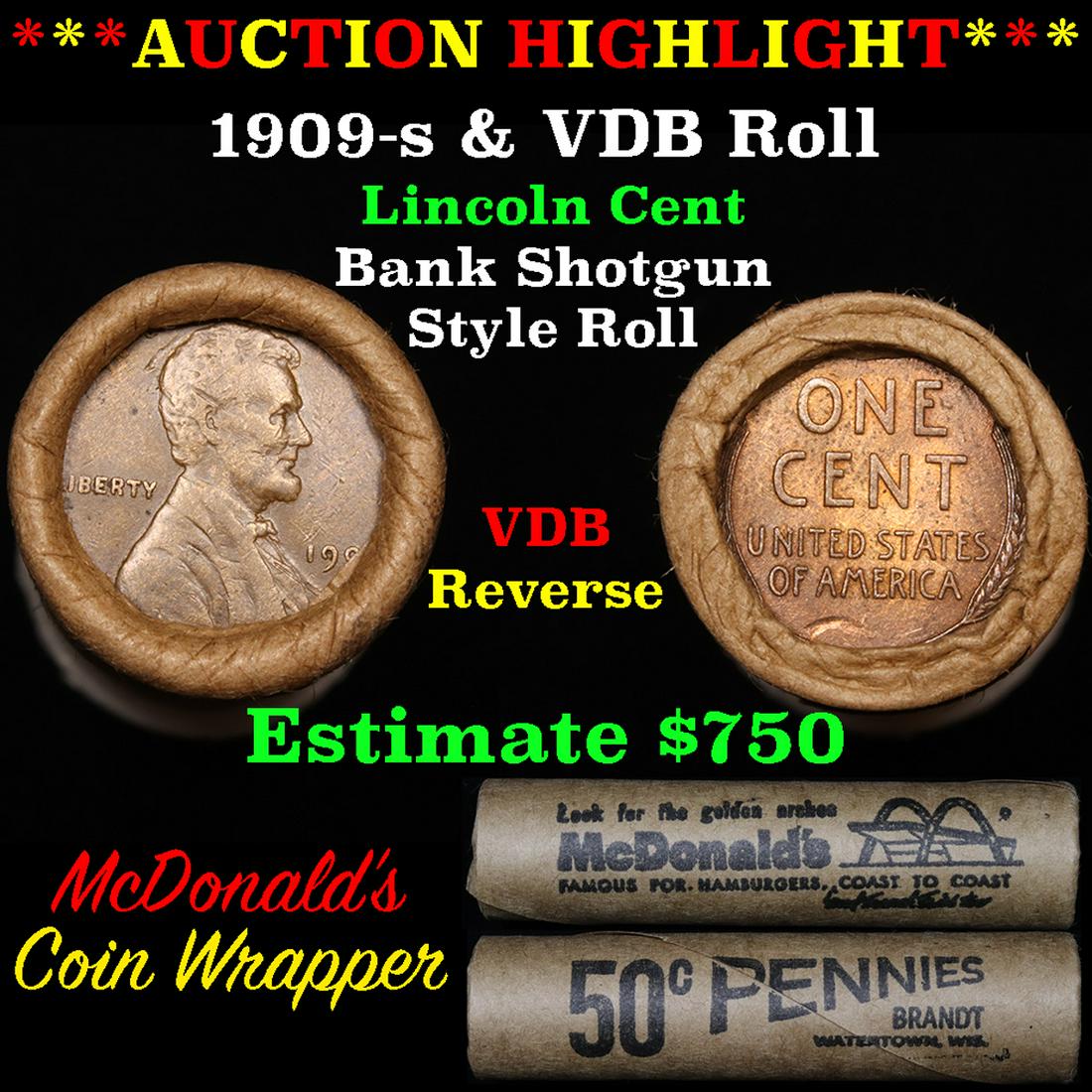 ***Auction Highlight*** Lincoln Wheat cent 1c orig (1 of 5)