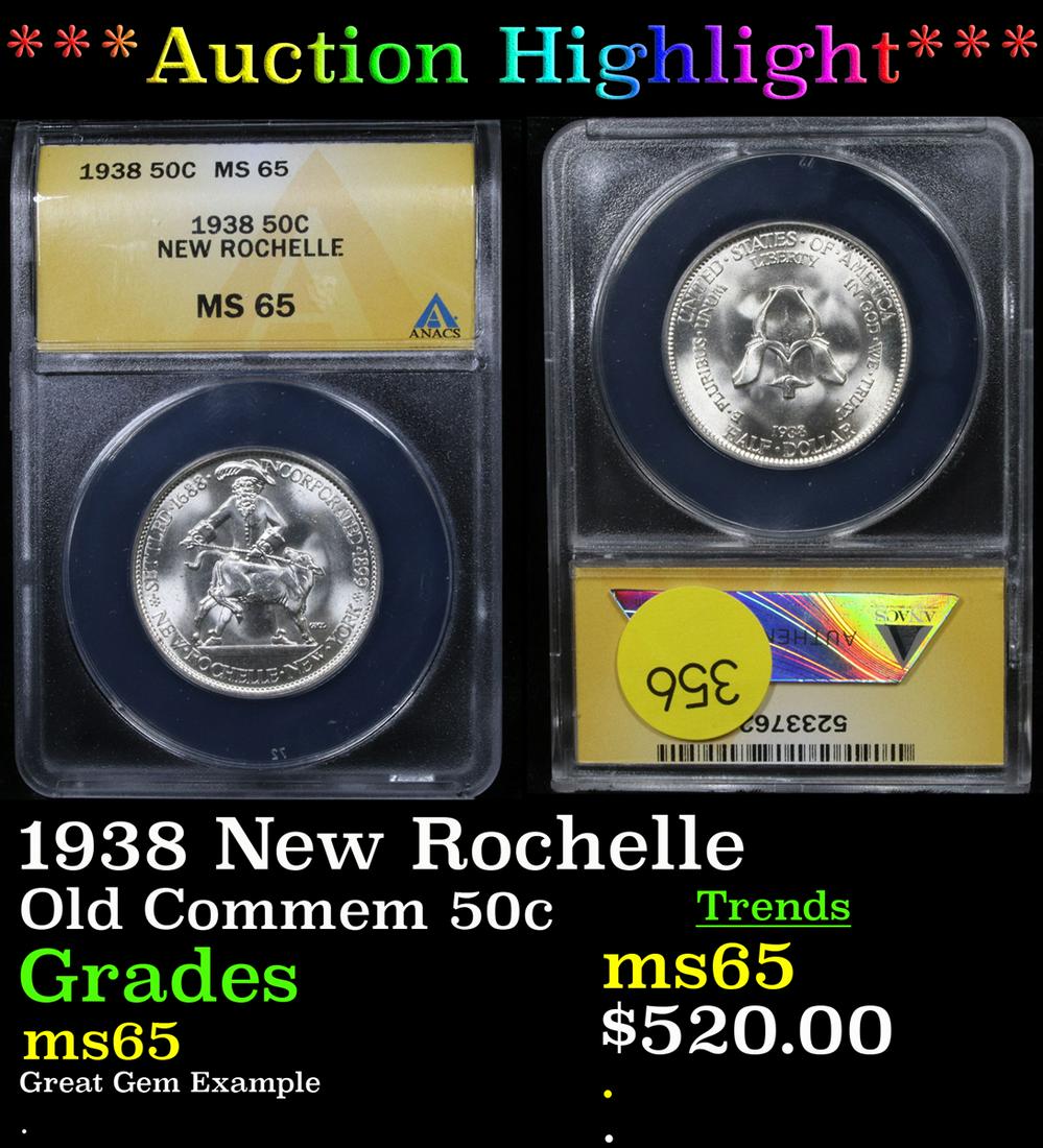 ***Auction Highlight*** ANACS 1938 New Rochelle Old (1 of 3)