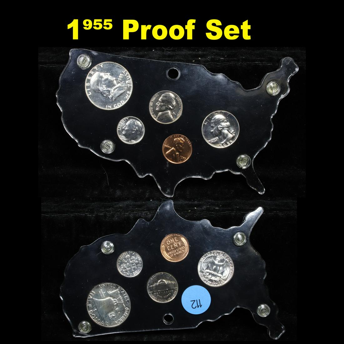 1955 United States Proof Set in Capital Plastic Holder (1 of 3)