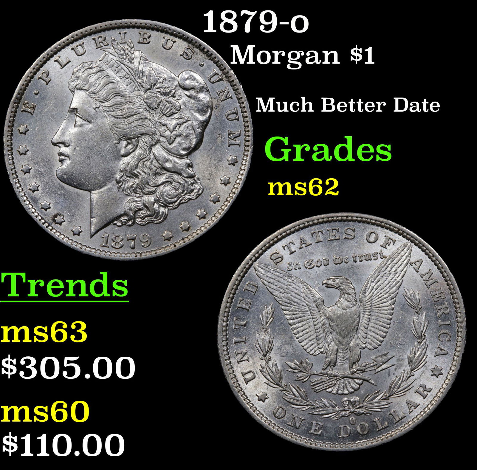 1879-o Morgan $1 Grades Select Unc (1 of 3)