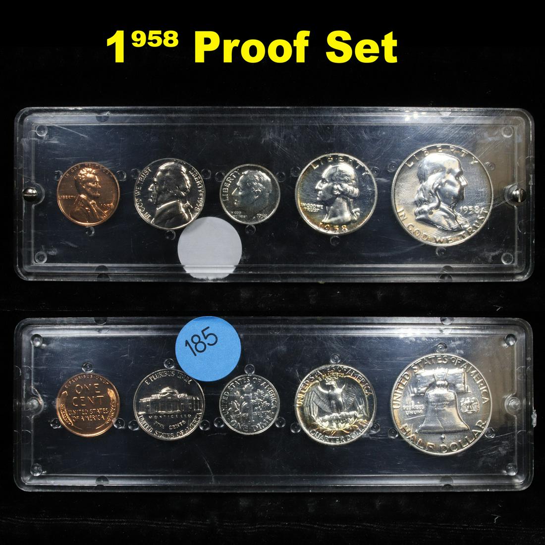 1958 United States Proof Set in Capital Plastic Holder (1 of 3)