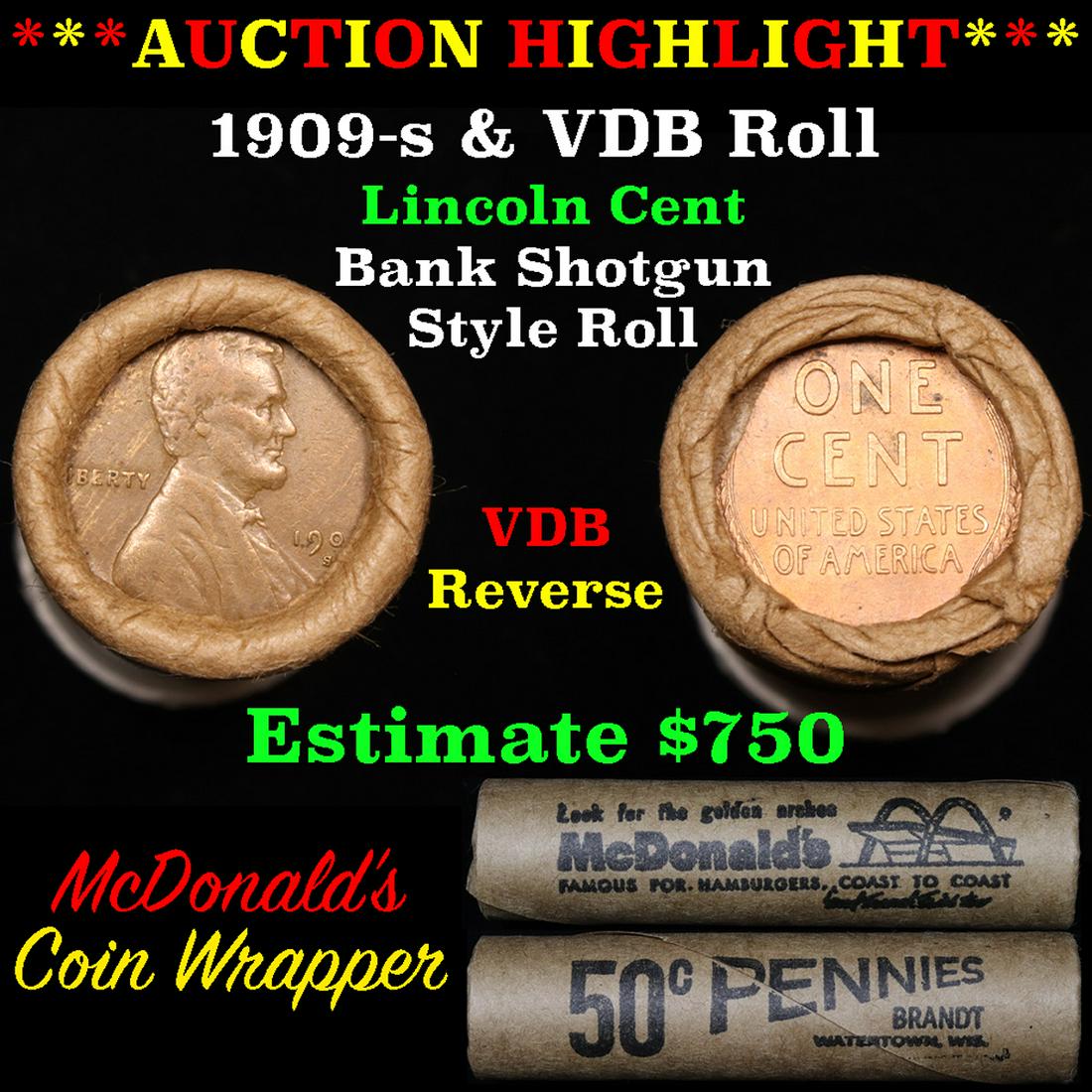 ***Auction Highlight*** Lincoln Wheat cent 1c orig (1 of 5)