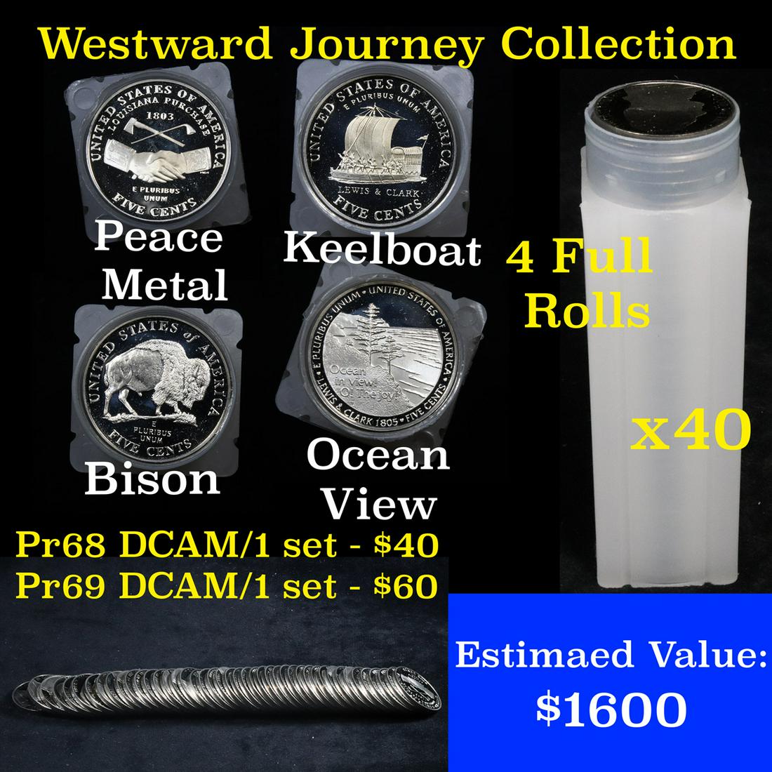 ***Auction Highlight*** Westward Journey Nickel Rolls (1 of 6)