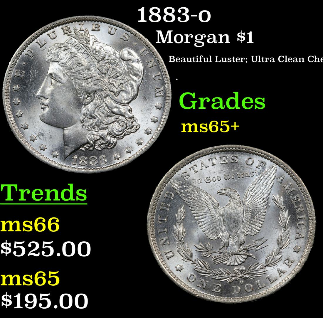 1883-o Morgan $1 Grades GEM+ Unc (1 of 3)