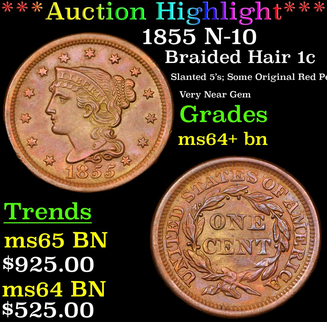 *Highlight* 1855 N-10 Braided Hair 1c Graded Choice+ (1 of 3)