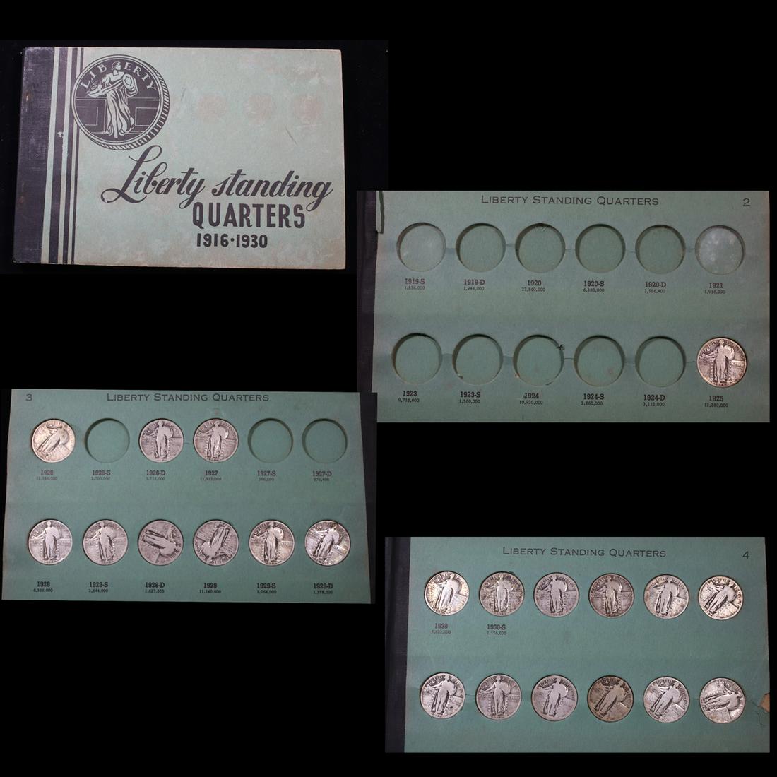 Partial Standing Liberty Quarter Book 1925-1930 22 (1 of 5)