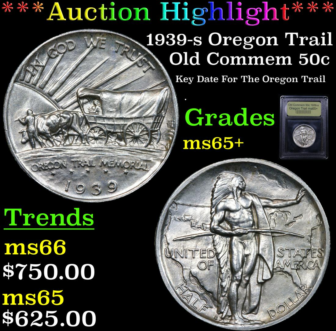 *Highlight* 1939-s Oregon Trail Old Commem 50c Graded (1 of 5)