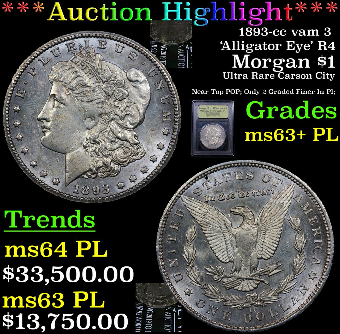 *Highlight* 1893-cc vam 3 'Alligator Eye' R4 Morgan $1 (1 of 7)