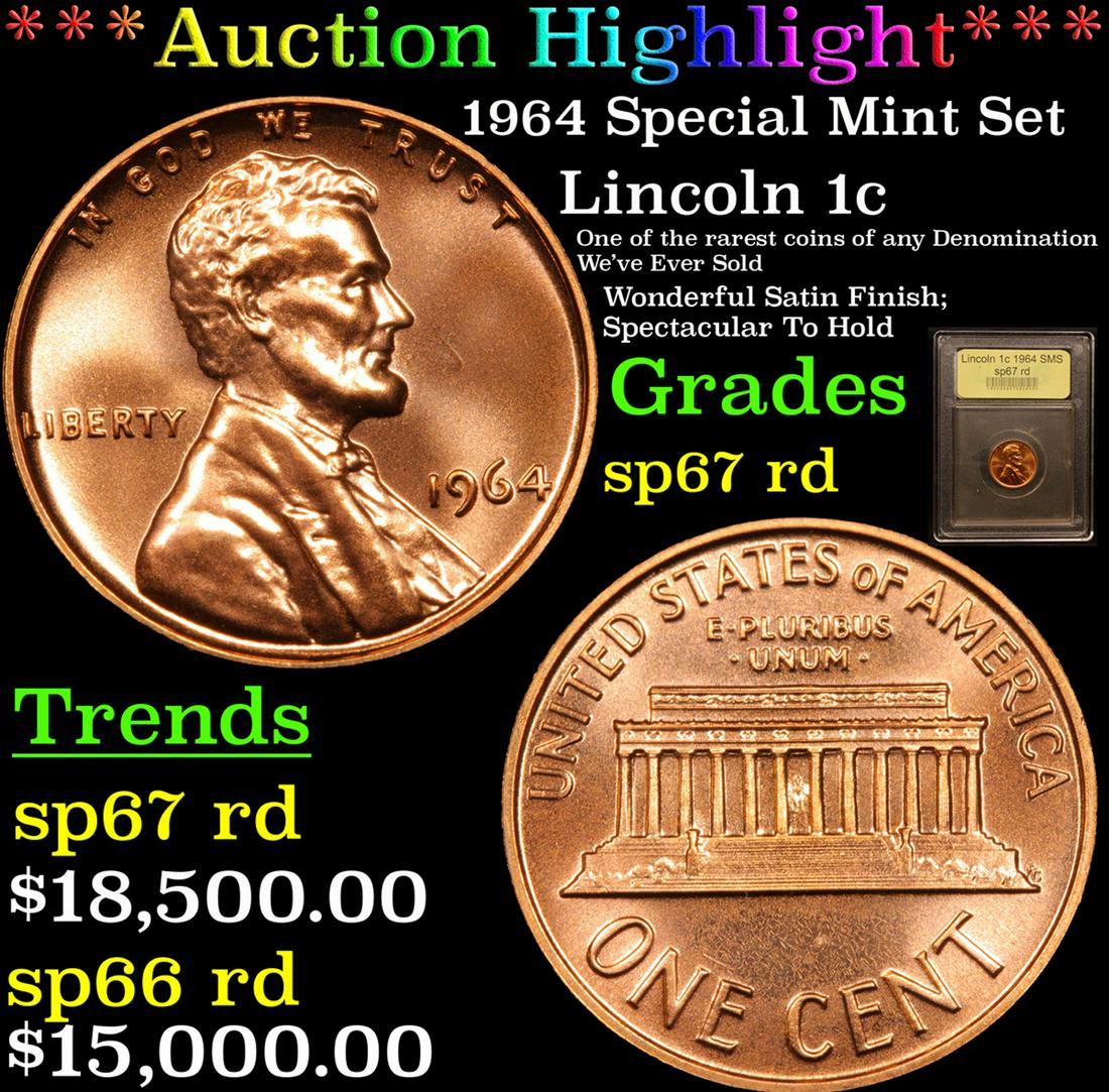 ***Auction Highlight*** 1964 Special Mint Set Lincoln (1 of 5)
