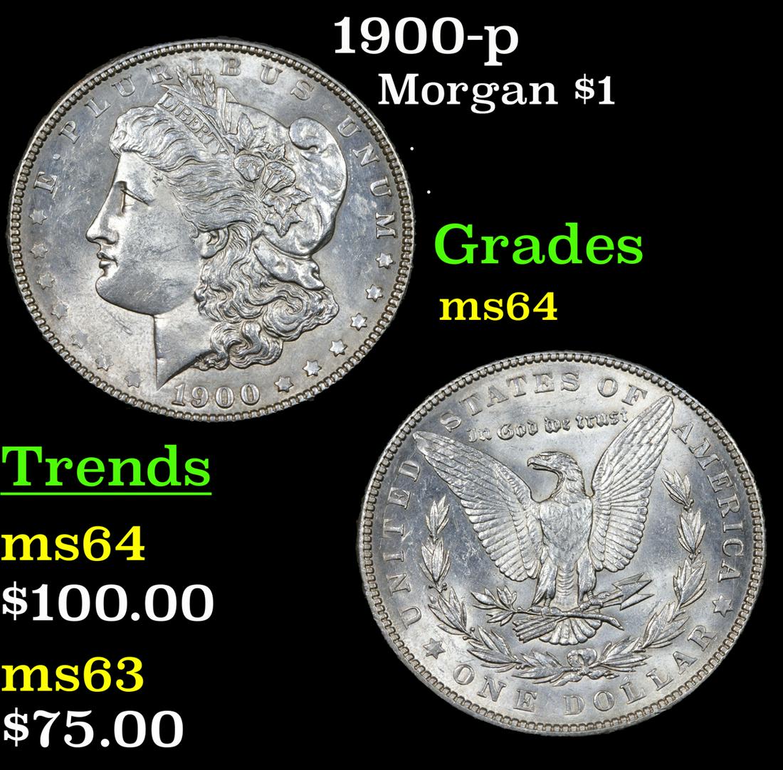 1900-p Morgan $1 Grades Choice Unc (1 of 3)