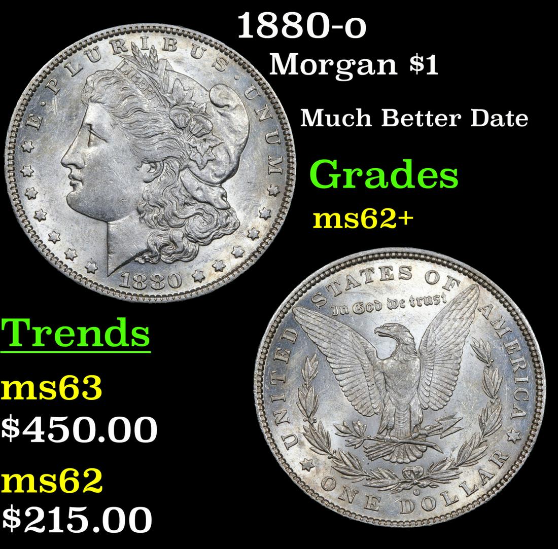 1880-o Morgan $1 Grades Select Unc (1 of 3)