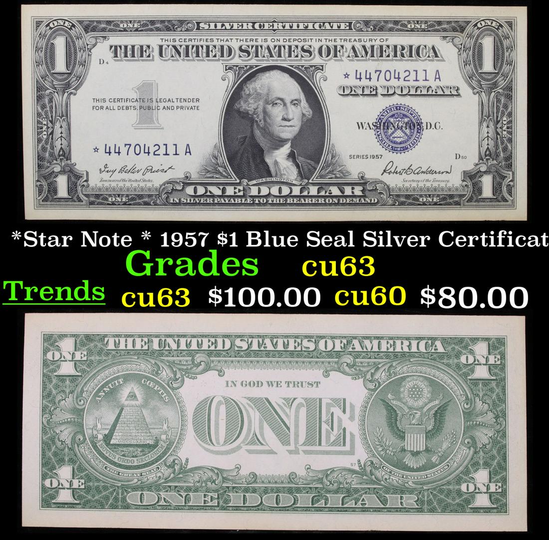 *Star Note * 1957 $1 Blue Seal Silver Certificate (1 of 3)