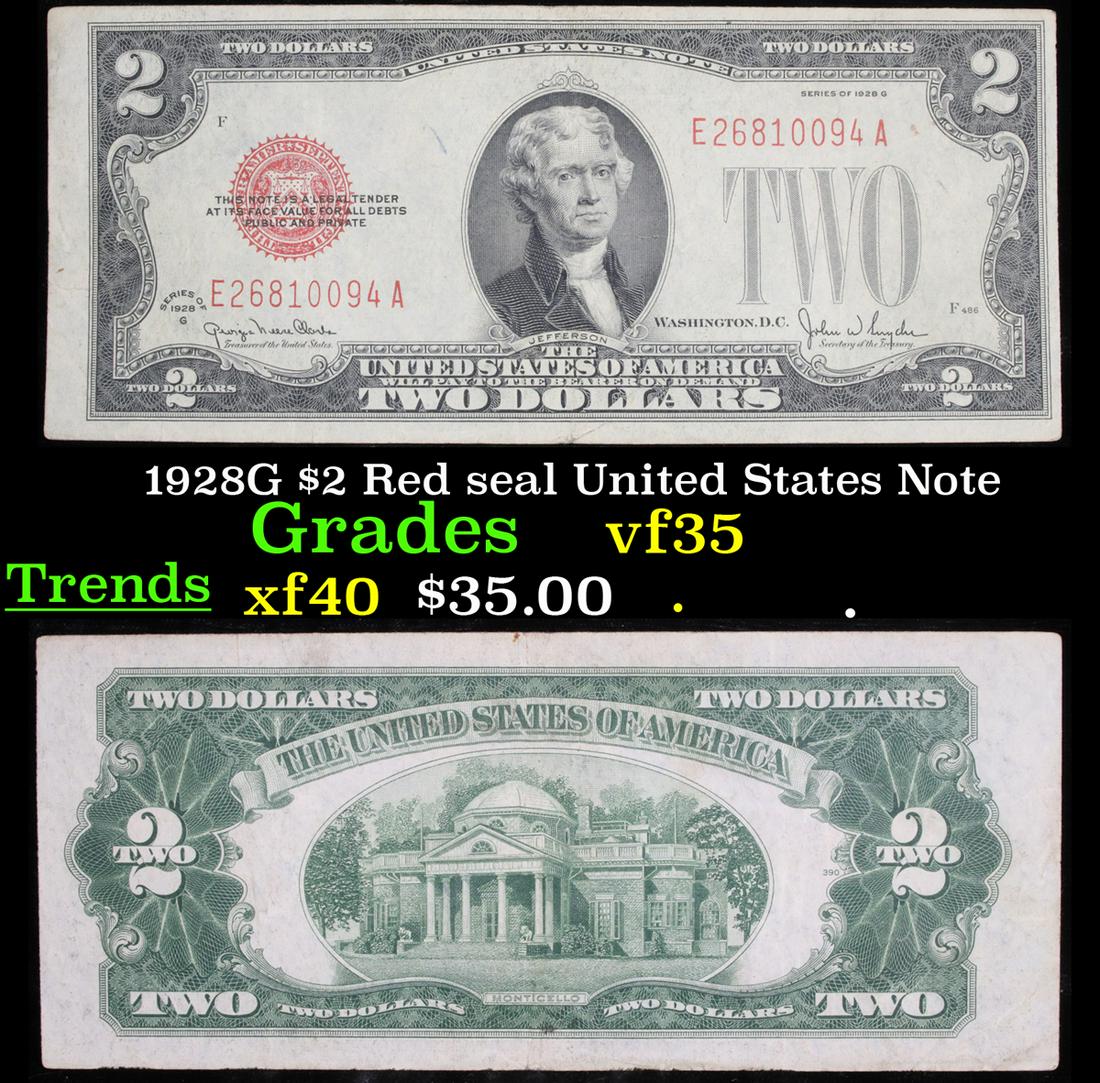 1928G $2 Red seal United States Note Grades (1 of 3)