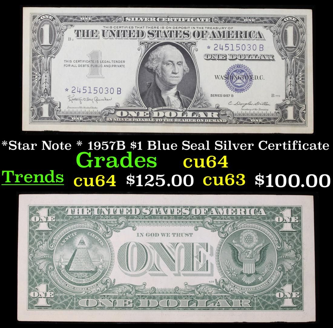 *Star Note * 1957B $1 Blue Seal Silver Certificate (1 of 3)