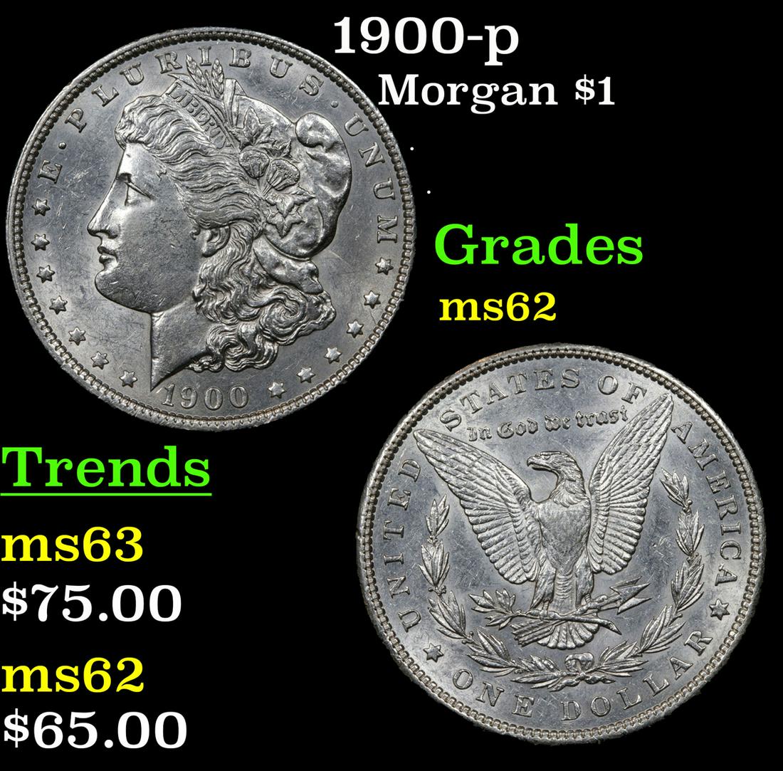 1900-p Morgan $1 Grades Select Unc (1 of 3)