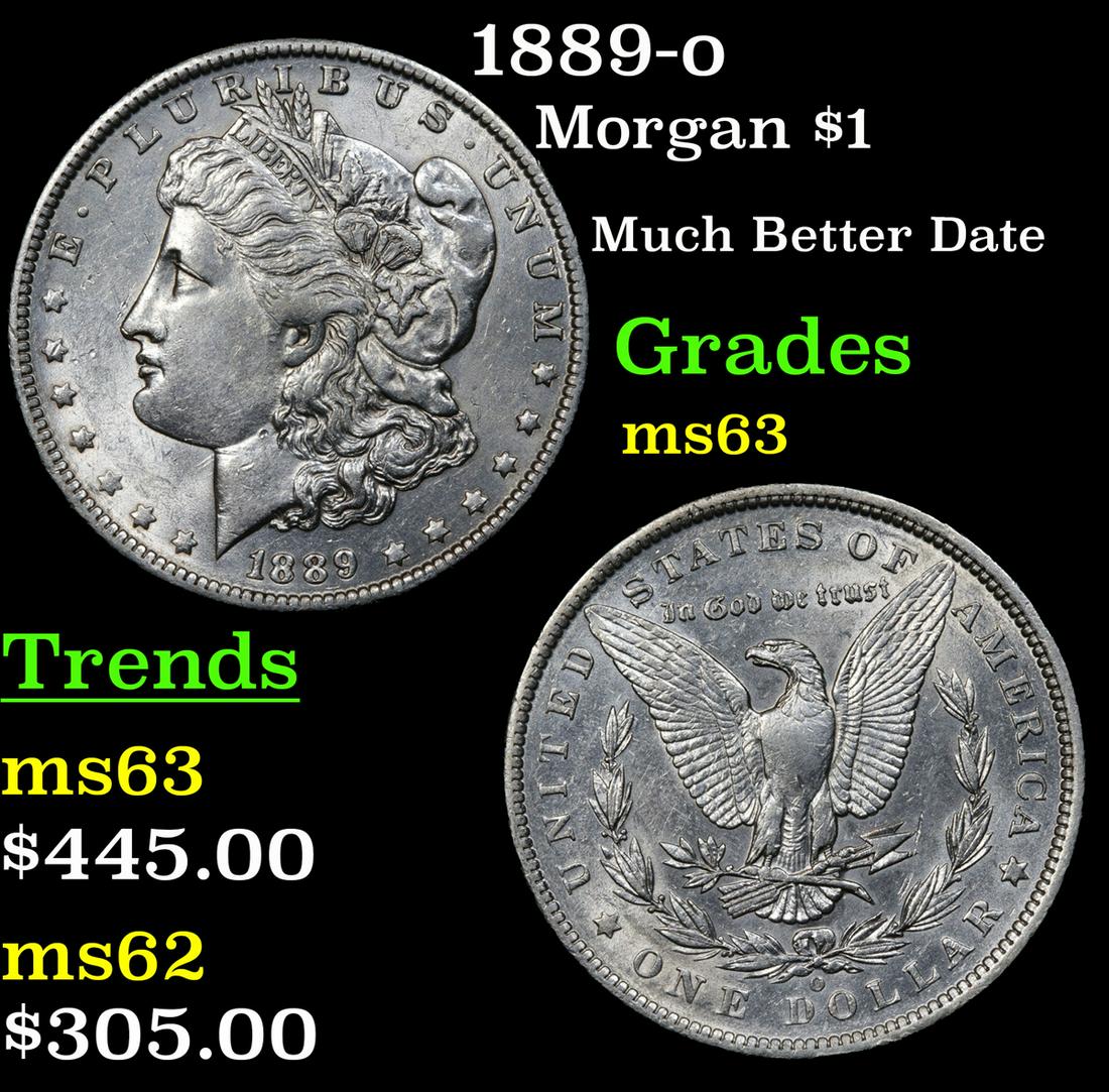 1889-o Morgan $1 Grades Select Unc (1 of 3)