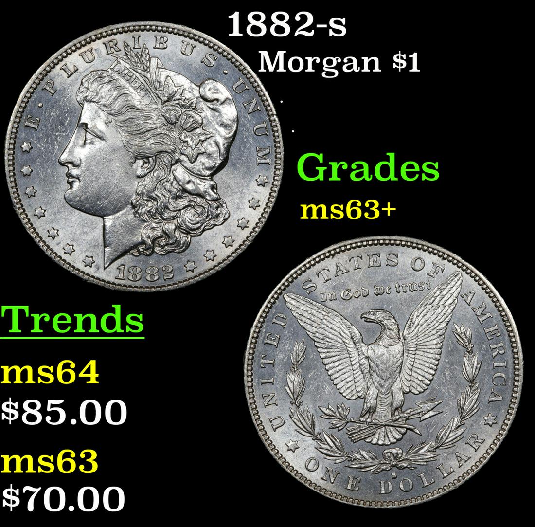 1882-s Morgan $1 Grades Select+ Unc (1 of 3)