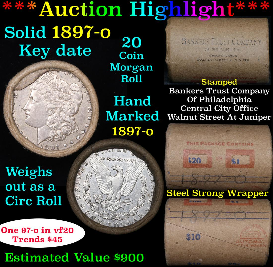 ***Auction Highlight*** Full solid Key date 1897-o (1 of 6)