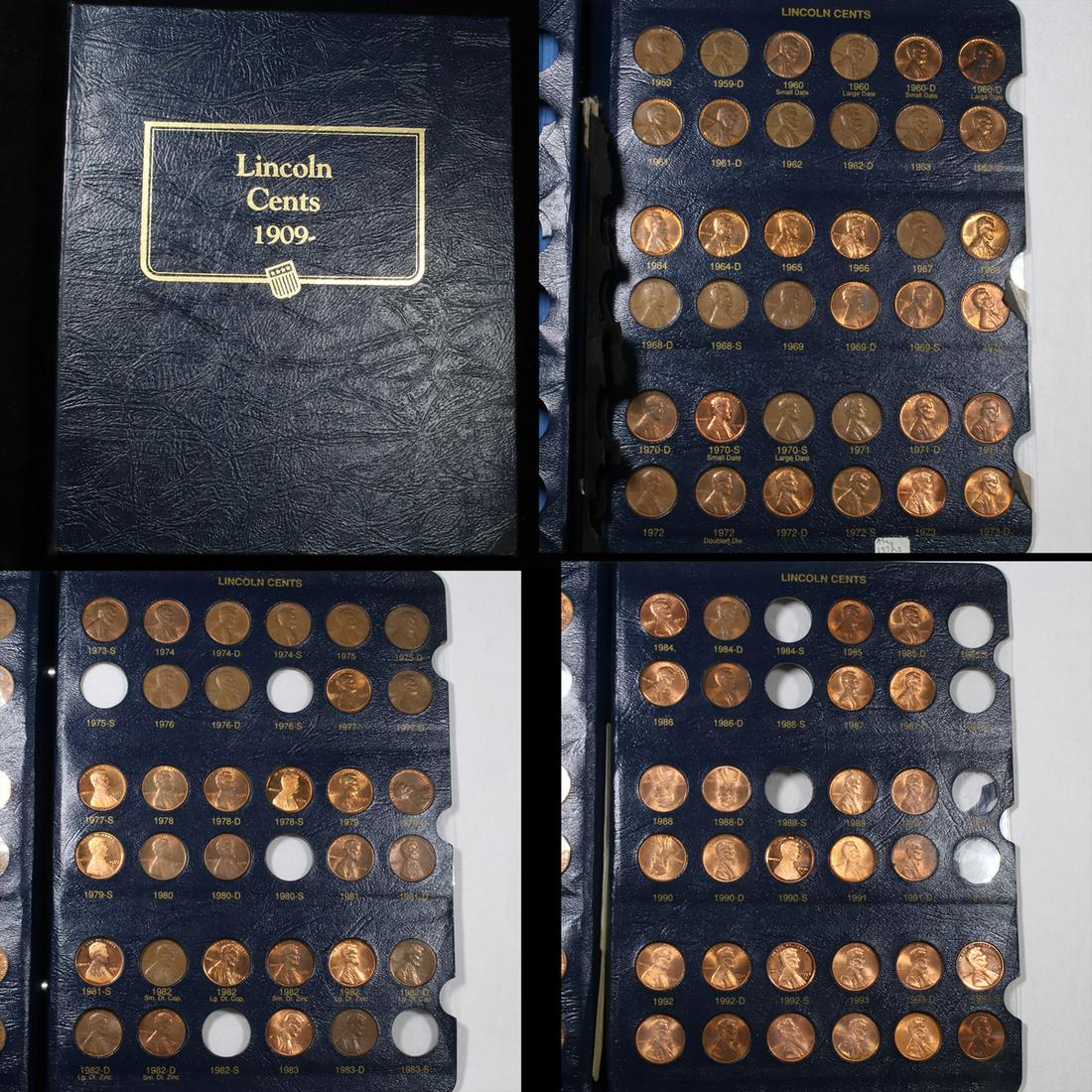 Partial Lincoln Cent Book 1959-2000 94 Coins Grades (1 of 6)
