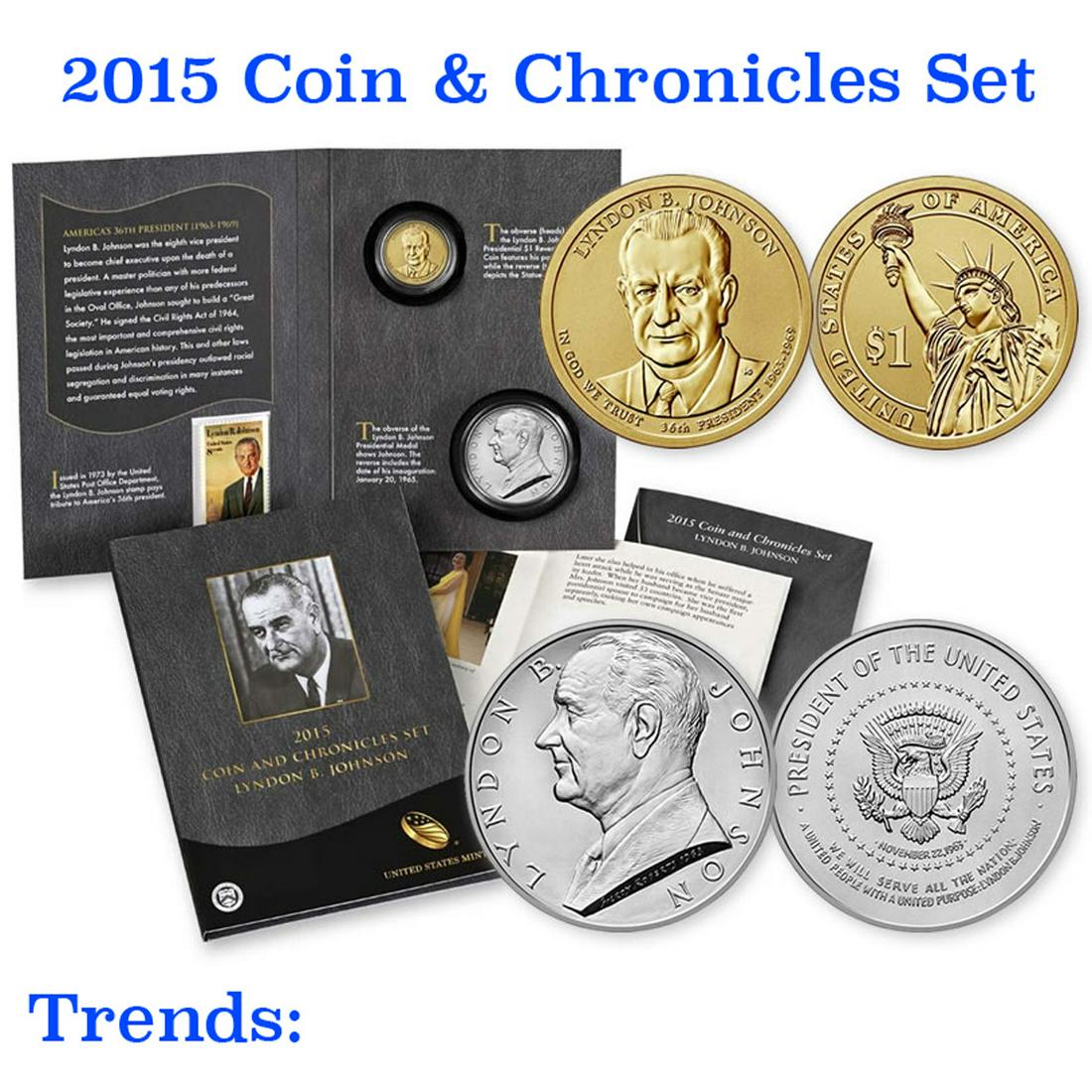 2015 Coin And Chronicle Set Lyndon B. Johnson (1 of 1)