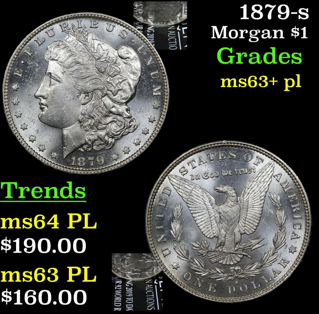 1879-s Morgan $1 Grades Select Unc+ PL (1 of 7)