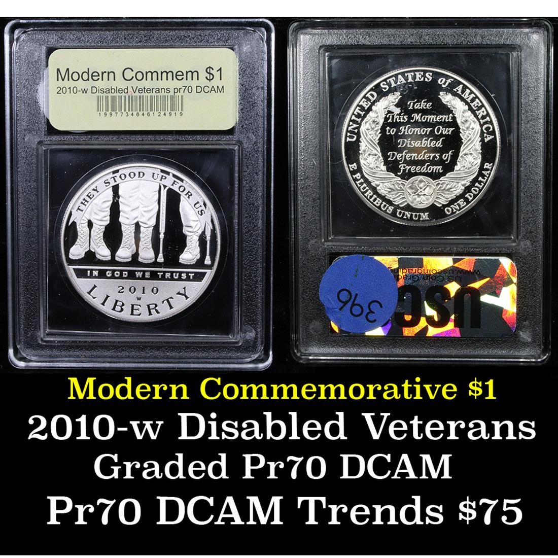 Proof 2010-W Disabled Veterans Modern Commem Dollar $1 (1 of 3)