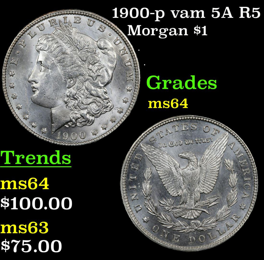 1900-p vam 5A R5 Morgan Dollar $1 Grades Choice Unc (1 of 3)