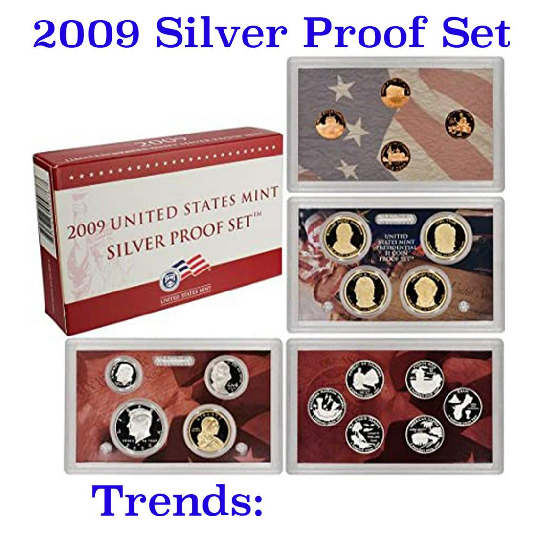 2009 United States Silver Proof Set - 18 pc set, about (1 of 1)