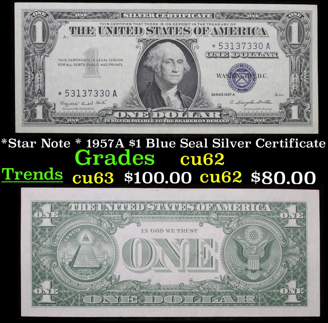*Star Note * 1957A $1 Blue Seal Silver Certificate (1 of 3)