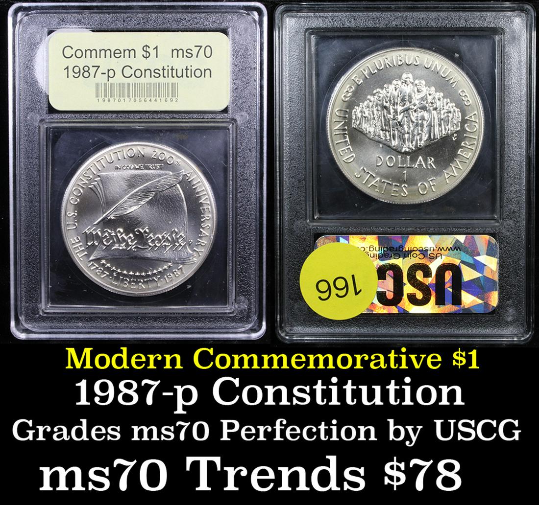 1987-p Constitution Bicentennial Modern Commem Dollar (1 of 3)
