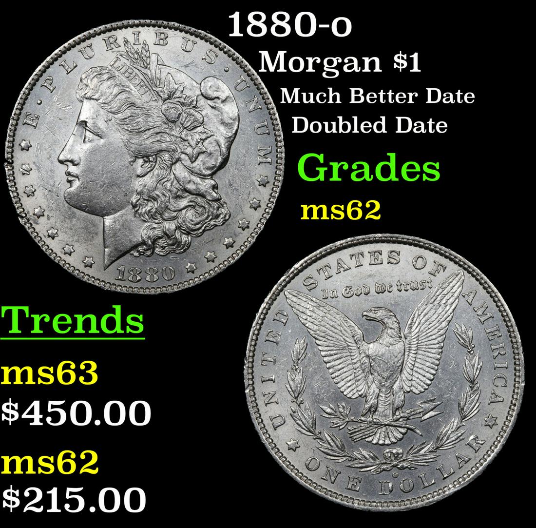 1880-o Morgan $1 Grades Select Unc (1 of 3)