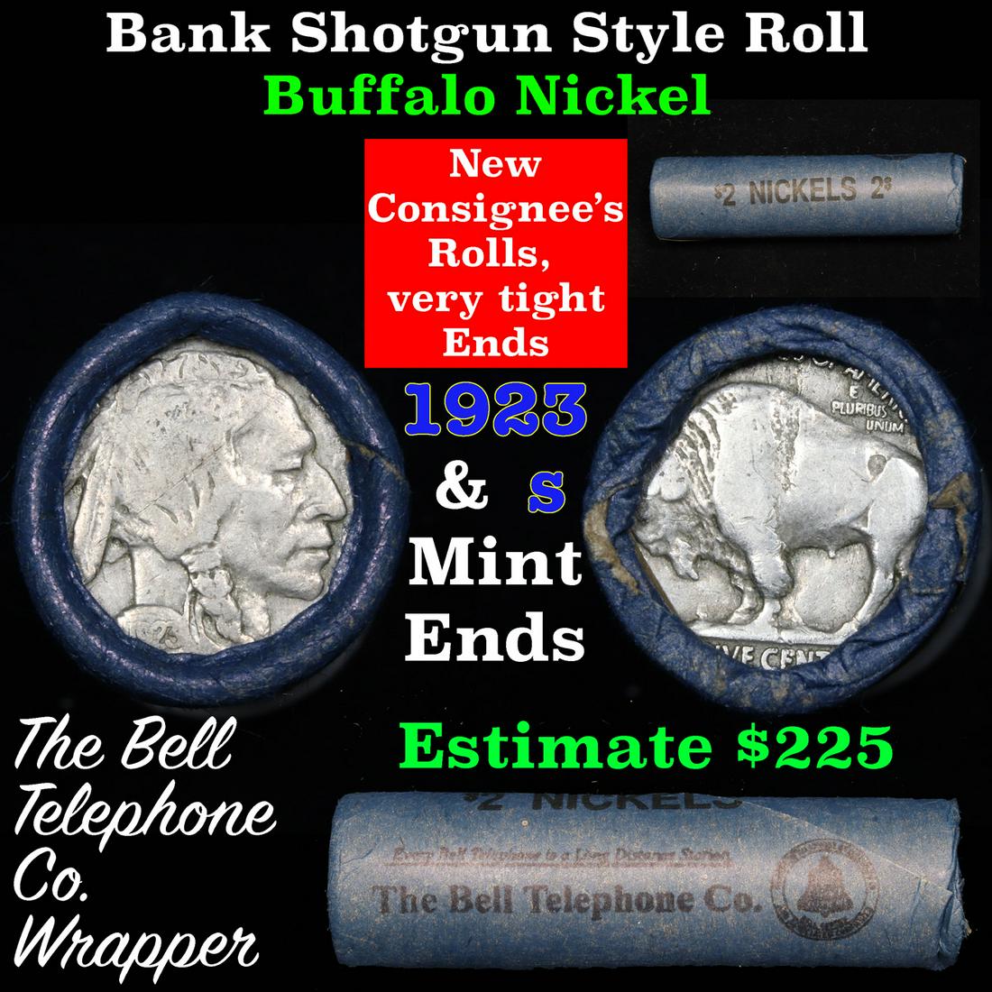 Buffalo Nickel Shotgun Roll in Old Bank Style 'Bell (1 of 5)