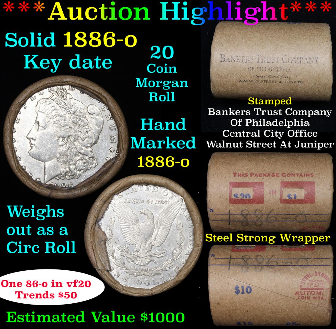 ***Auction Highlight*** Full solid Key date 1886-o (1 of 6)